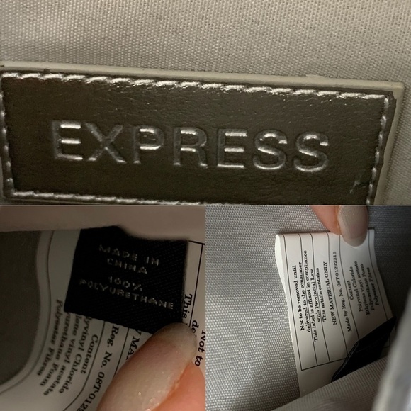 Express Mini Quilted faux vegan leather Crossover crossbody Bag - Picture 3 of 12